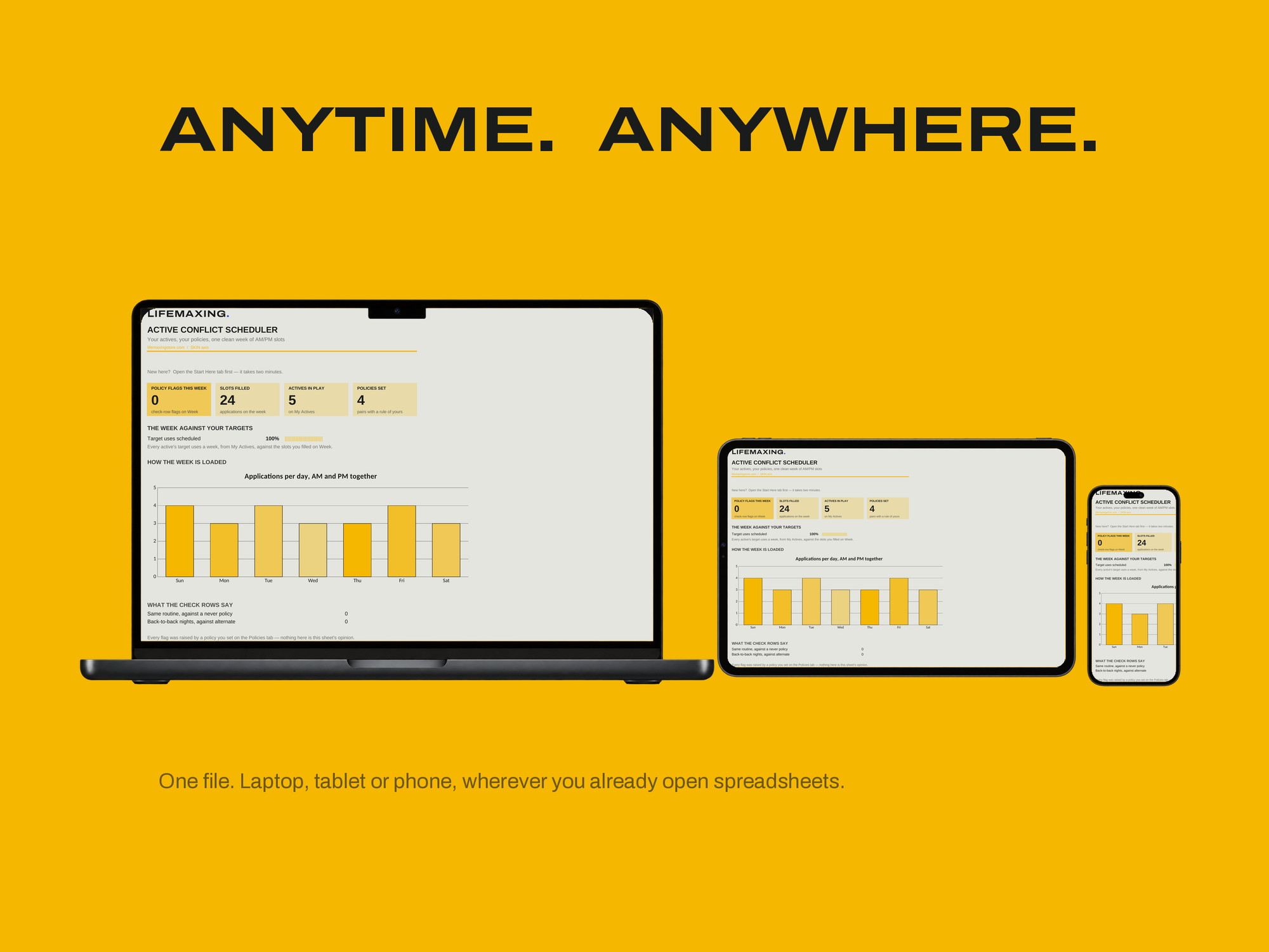Active Conflict Scheduler — ANYTIME. ANYWHERE.