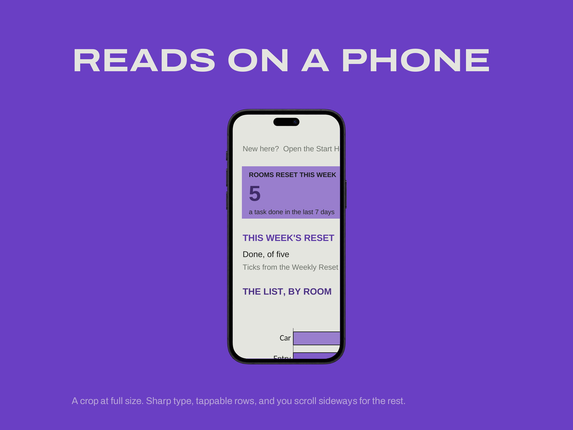 ADHD Household Reset — READS ON A PHONE