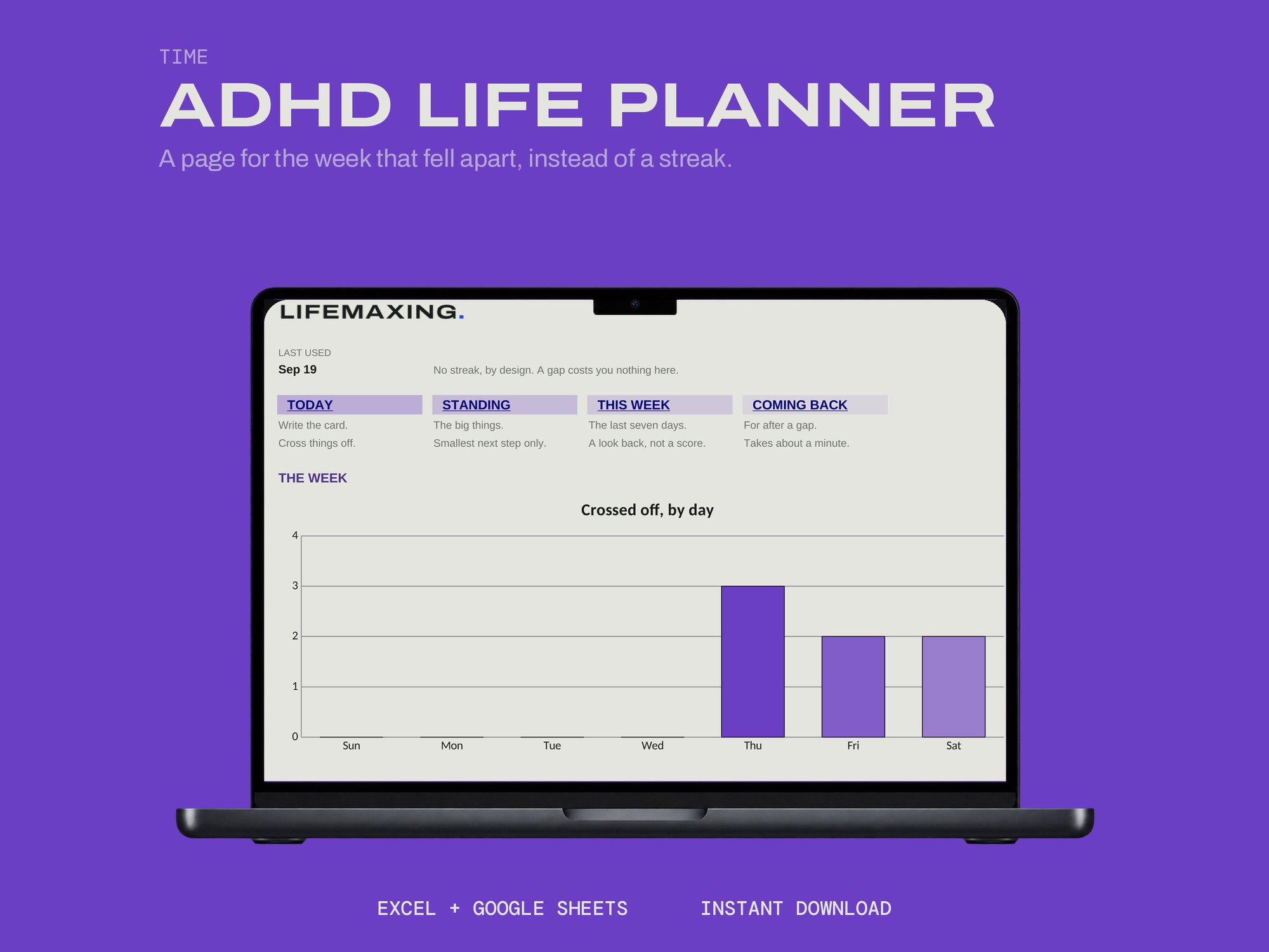 ADHD Life Planner product photograph