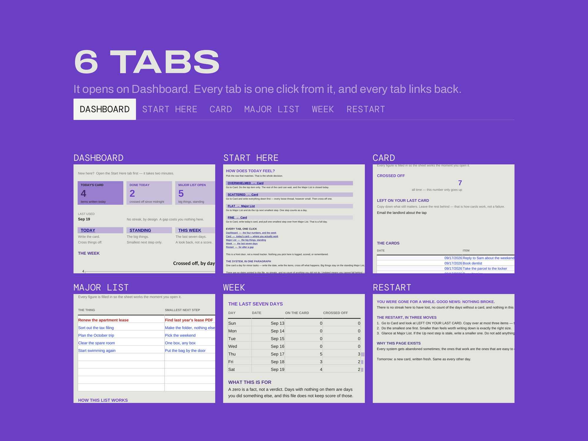 ADHD Life Planner — EVERY TAB