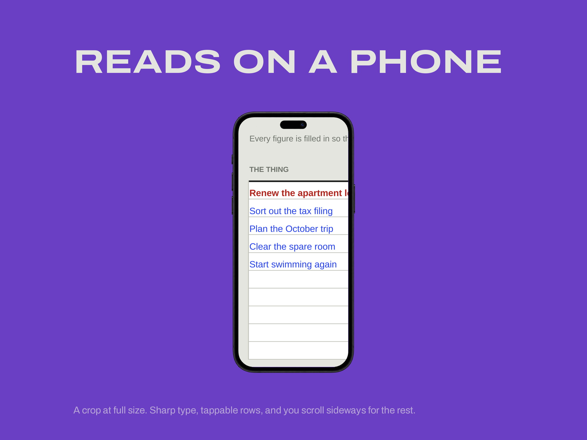 ADHD Life Planner — READS ON A PHONE