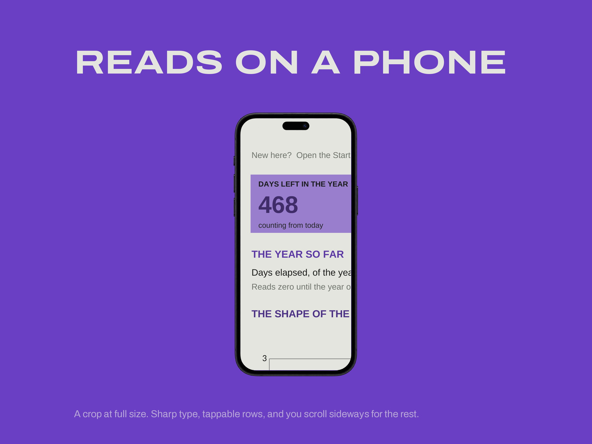 2027 Dated Planner — READS ON A PHONE