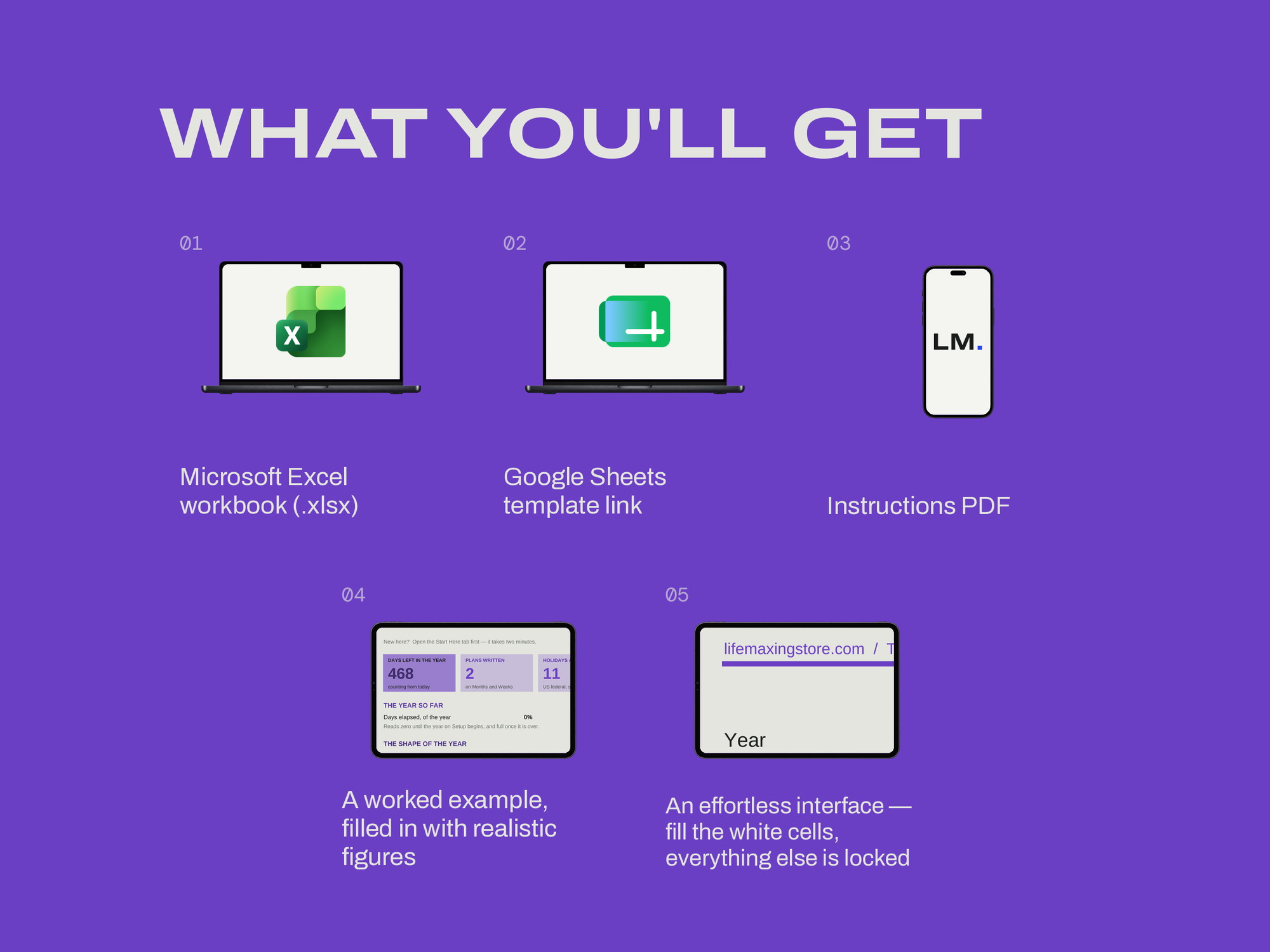 2027 Dated Planner — WHAT YOU'LL GET