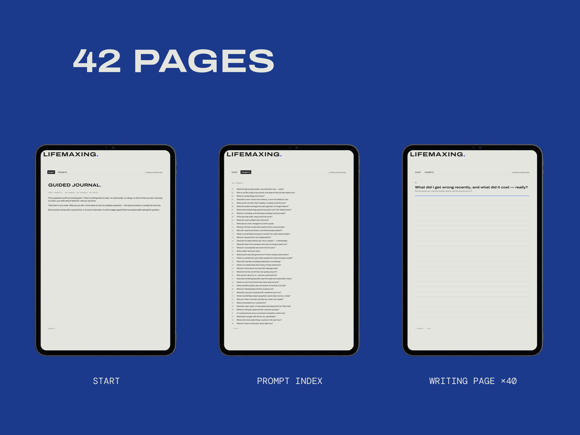 Guided Journal — EVERY PAGE