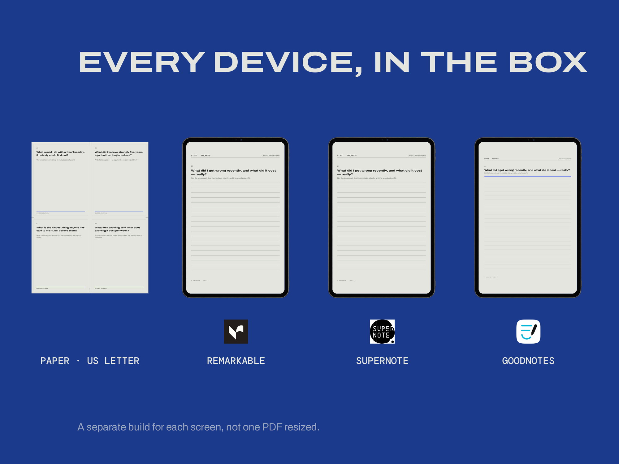 Guided Journal — ONE PER DEVICE