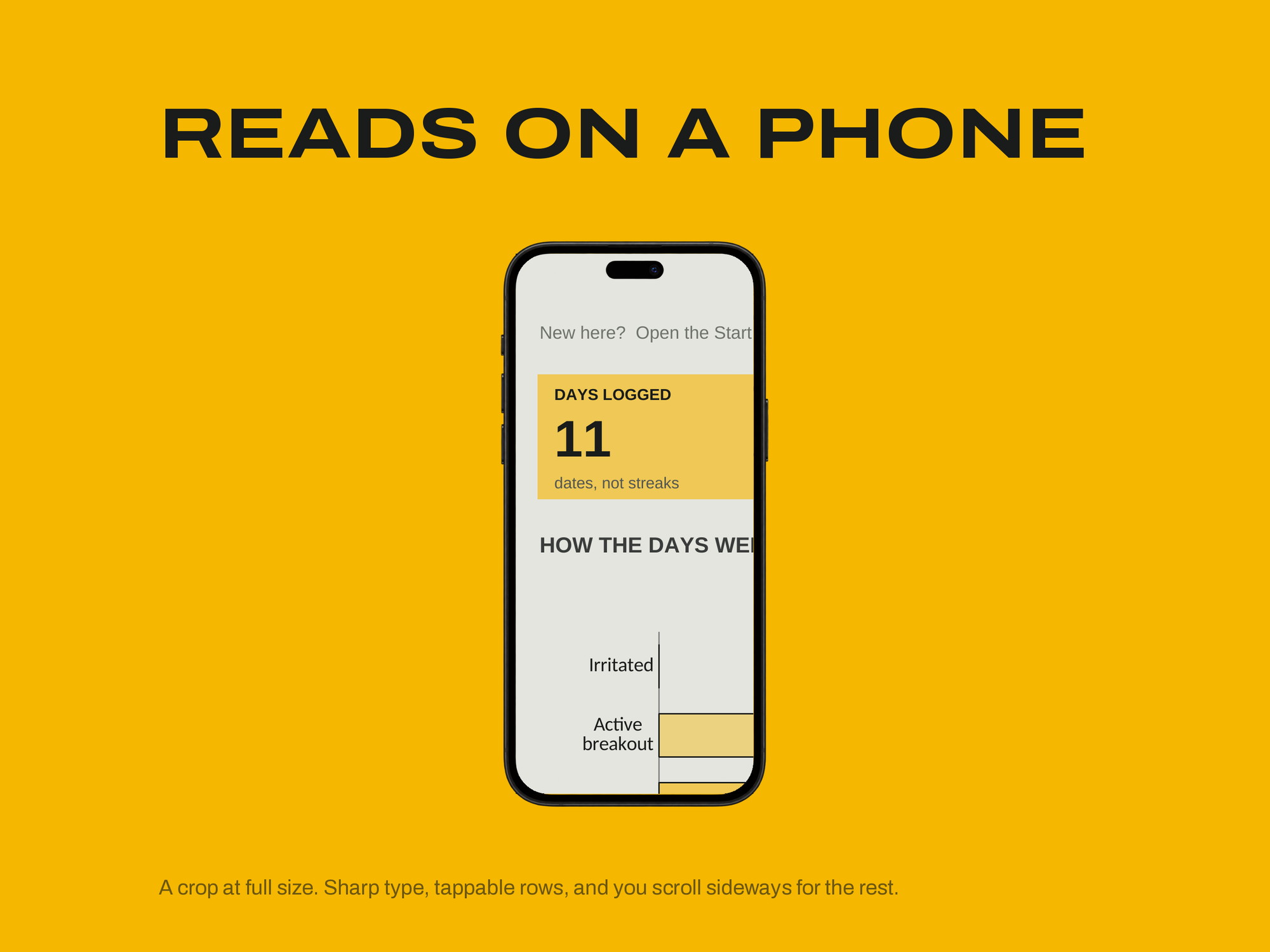 Purge vs Breakout Log — READS ON A PHONE