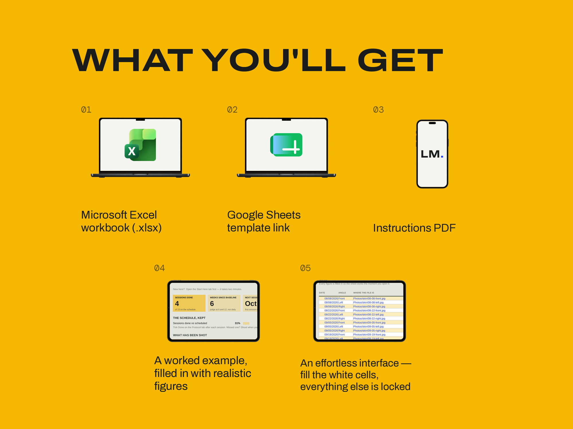 Photo Progress Protocol — WHAT YOU'LL GET