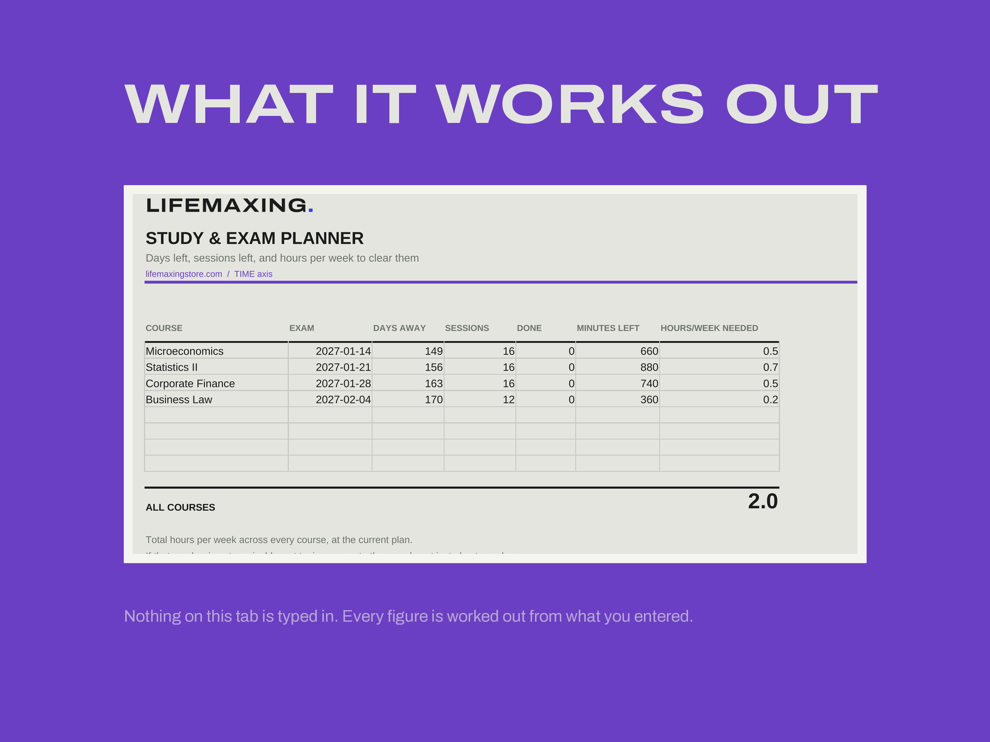Study & Exam Planner — ADHD Edition — COUNTDOWN