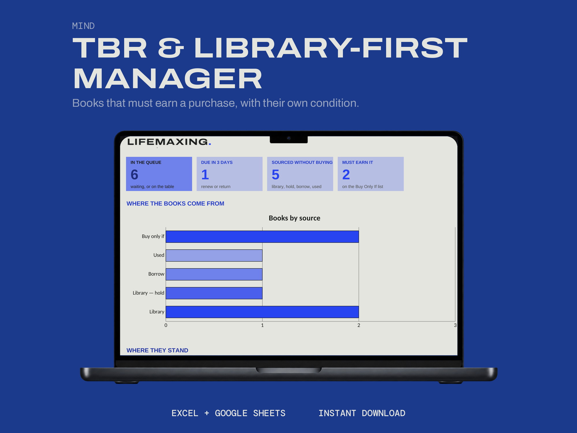 TBR & Library-First Manager — COVER